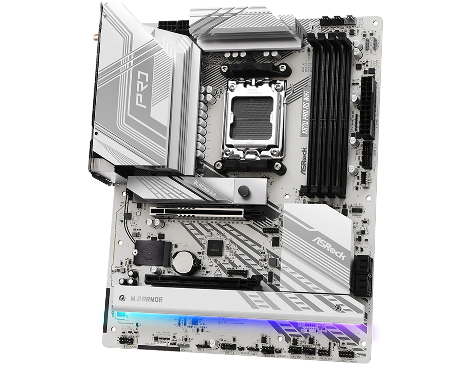 ASRock X870 PRO RS WiFi AM5 ATX Motherboard - Newegg.com